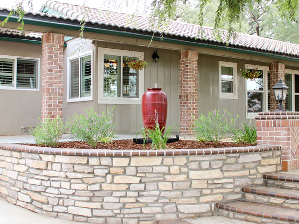 Front Yard Redesign House View