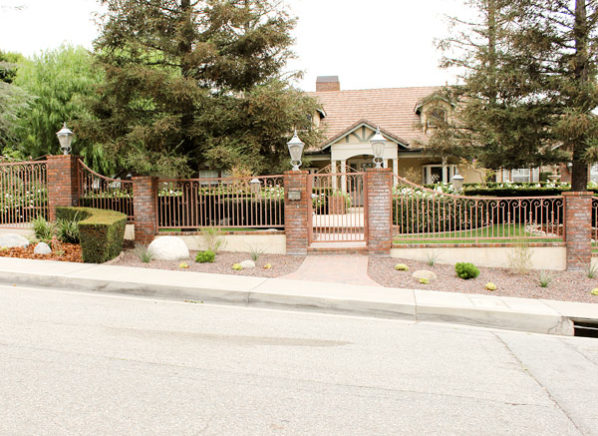 Turf Removal With Redesign Turf Removal With Redesign Gated Street View