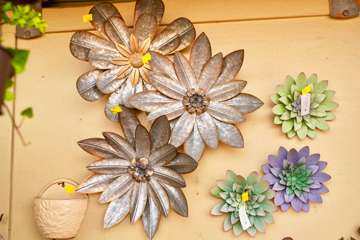 Decorative Metal Wall Flowers