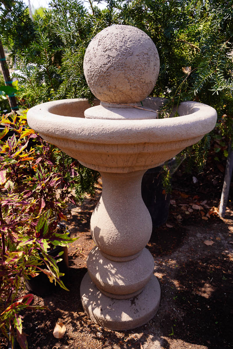 stone fountain